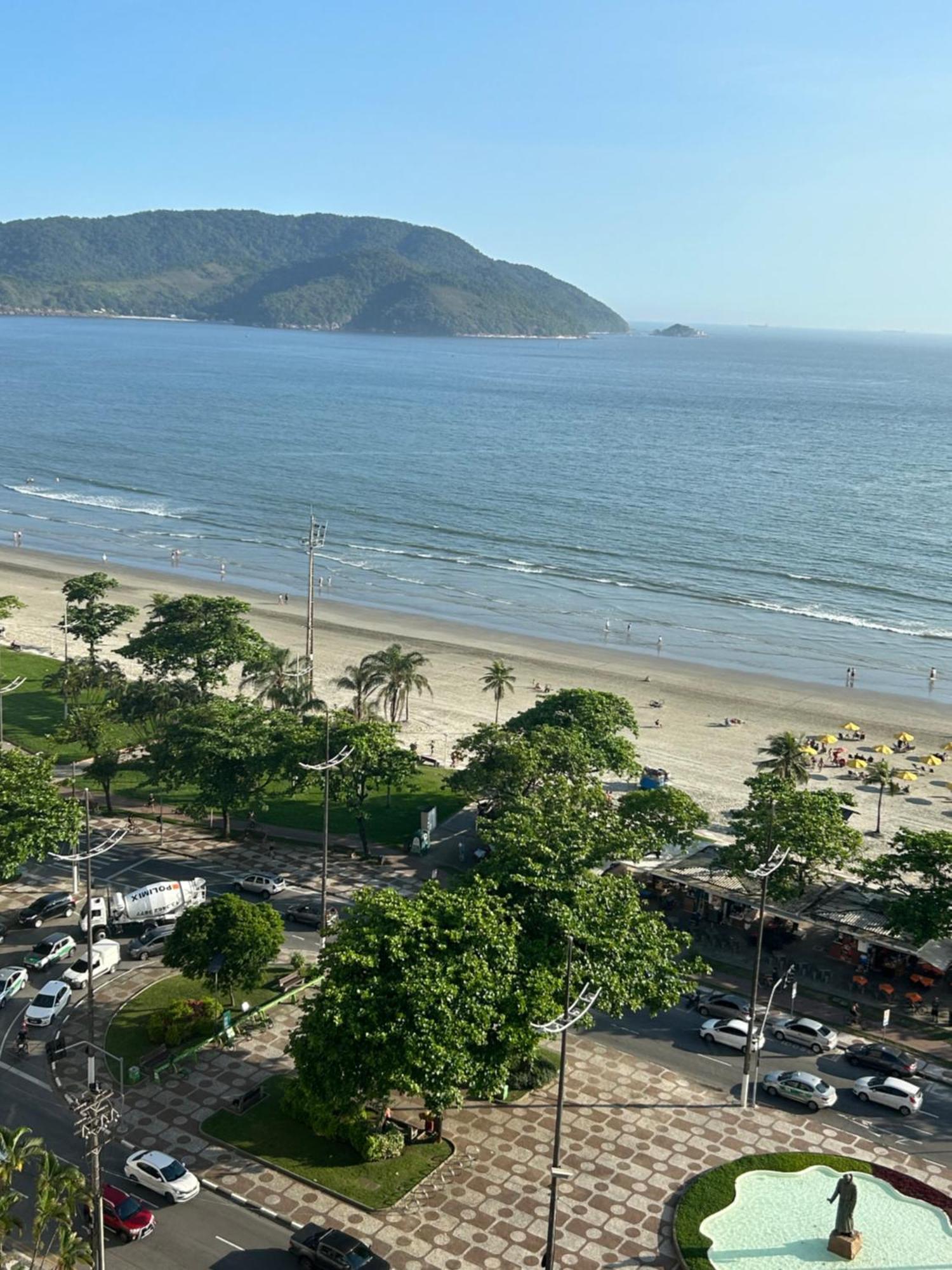 Apartamento Frente A Praia Do Embare Santos Exterior photo